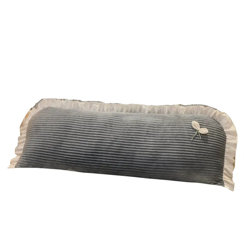 

New magic velvet bedside cushion Korean version princess bed pillow tatami pillow back removable and washable bed soft bag