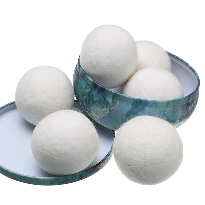 6/7cm Reusable Wool Dryer Balls Softener Laundry Laundry Ball Home Washing Balls Wool Dryer Balls Washing Machine Accessories