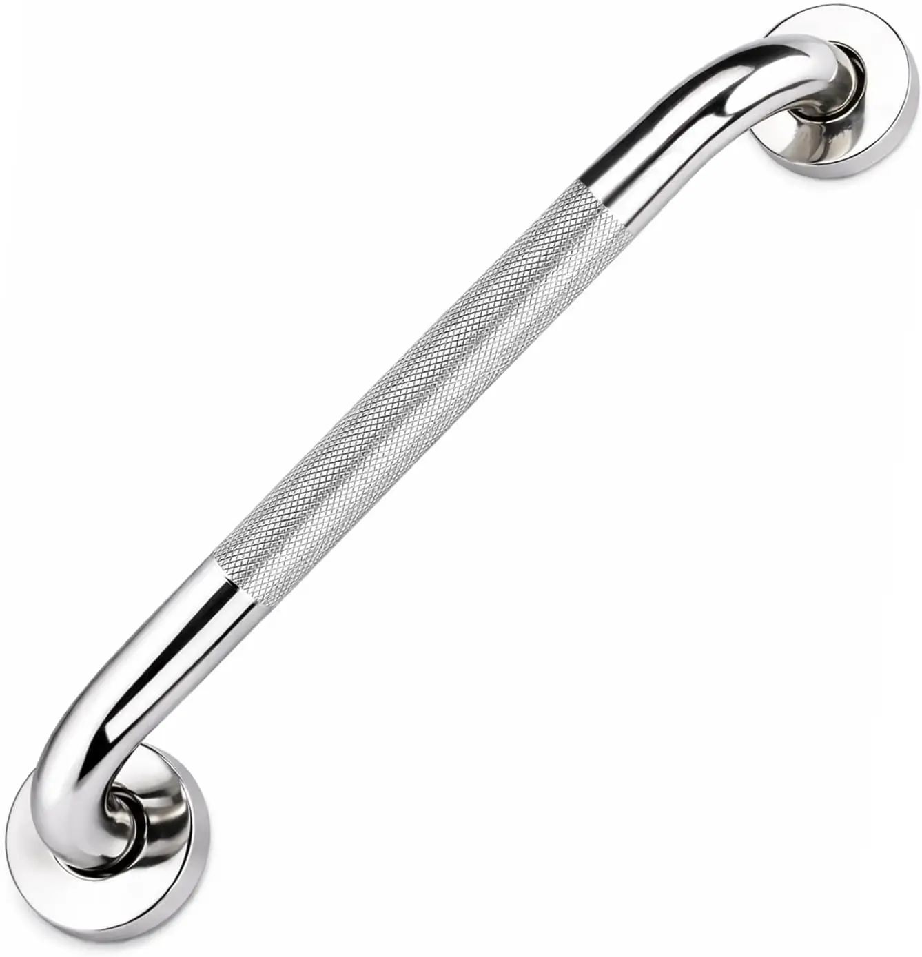 

304 Stainless Steel Non-Slip Bathroom Grab Bar, Safety Handle for Bathtub Shower Kitchen, 10 Inch 300 lb Capacity