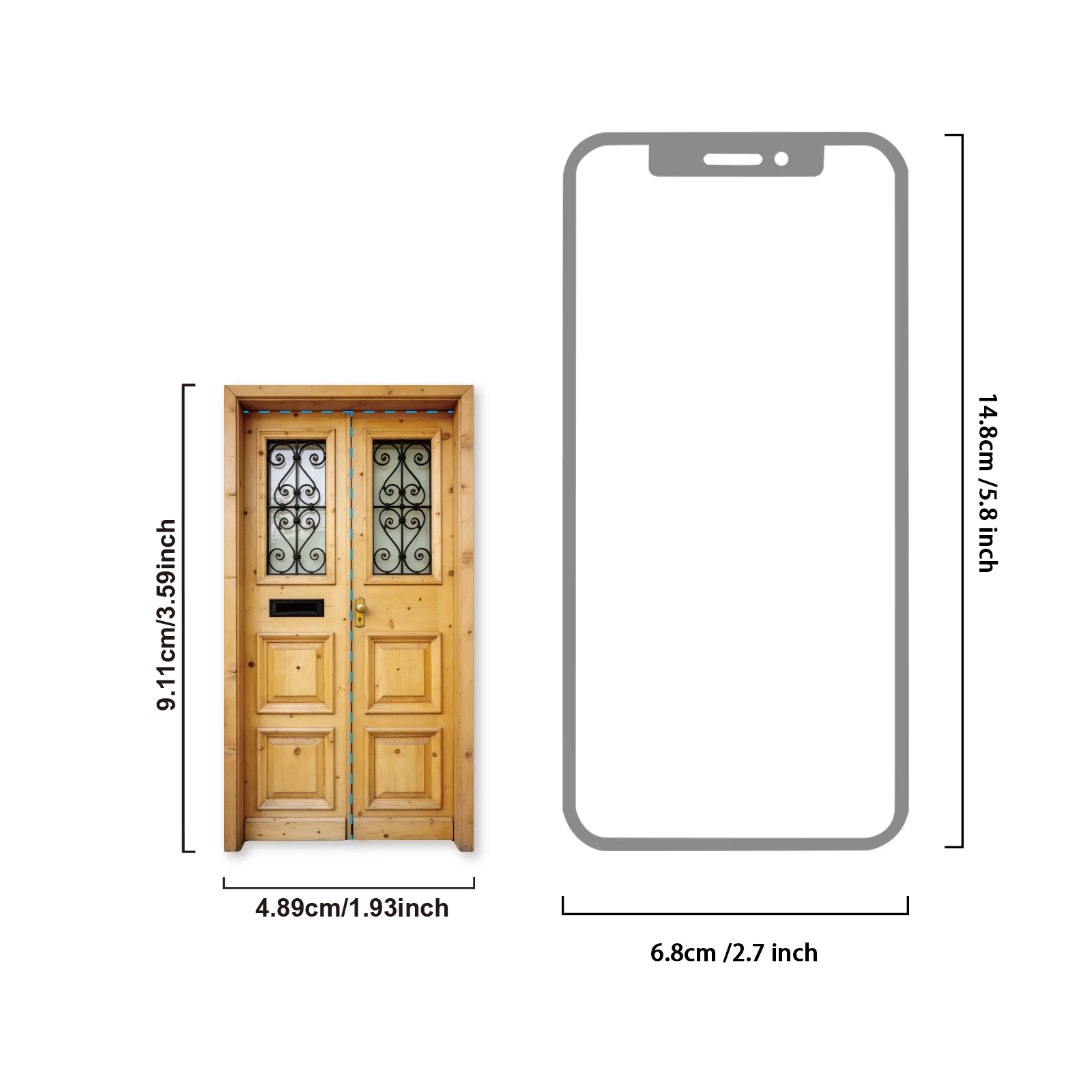 Etori Life 20Pcs Pastoral Solid Wood Door Sticker Embossed Pattern Iron Art Glass Various Wooden Door Designs White Card DIY Collage Material Suitable for Laptops, Phone Backs, Photo Albums, Guitars, Bicycles and Helmets, Postcards and Envelopes, Scrapbooking Supplies, Room Decoration, Office Decoration Supplies, College Supplies, Vintage Aesthetics, Cycling Decals, Back-To-School Season