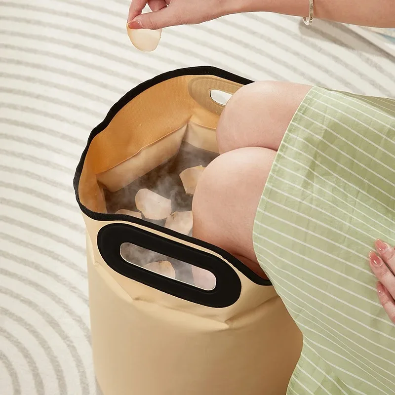 

Foot Bath Bucket Portable Foldable Large Capacity with Handle Home Space Saving Spa Relaxation Feet Care Travel Warm Soaker