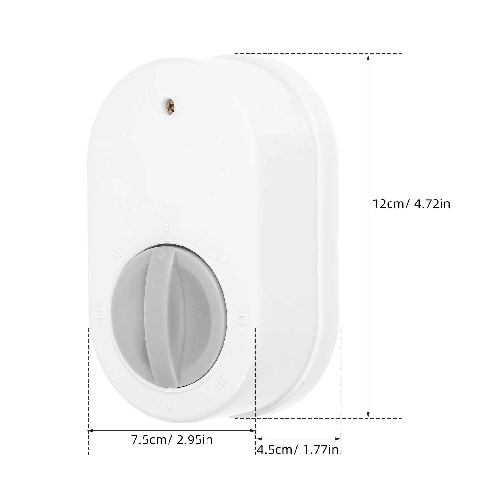Attic Fan Speed Controller Exhaust Fan Speed Control Switch Adjustable Airflow Easy to Use and Install Efficient Performance