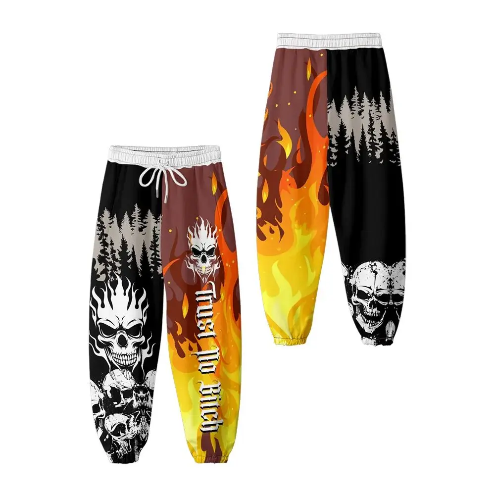 The new 3D printed fashionable, casual and multi-functional outdoor men's sports trousers for the autumn of 2025