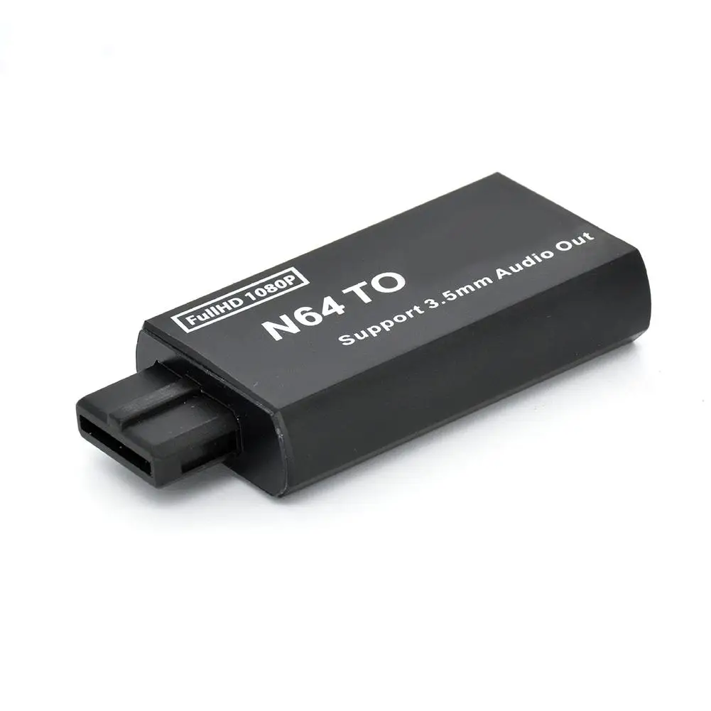 Full HD Converter Adapter For N64 Console to HDMI-compatible Support 3.5mm Audio Cable for N64/NGC/SNES Gaming Accessories