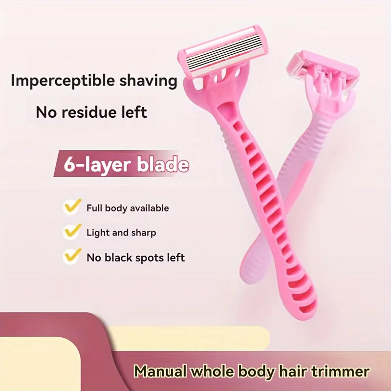 ماكينة حلاقة آمنة للرجال بمقبض مضاد للانزلاق، شفرة حادة وناعمة، ضرورية لرحلات العمل والسفر #6