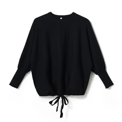 2024 New Lady Knit Top Womens Knitted Shirts Women Classic Blouse Elastic Great Quality