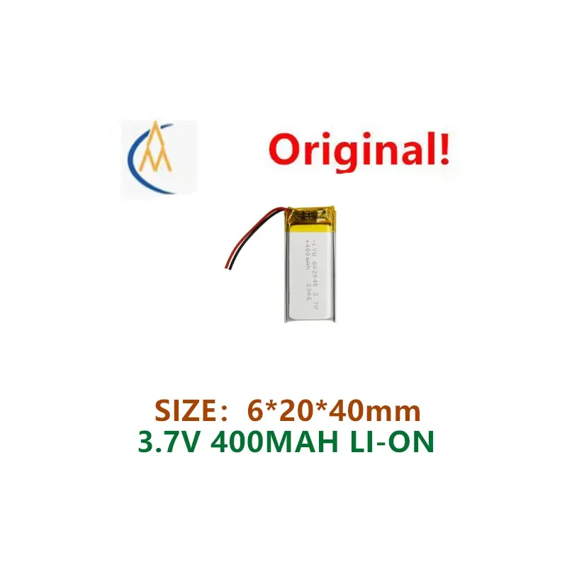 Compre más barato 602040 400mAh batería de polímero de litio 3,7 V marco de fotos recargable pintura ligera batería de litio ternaria
