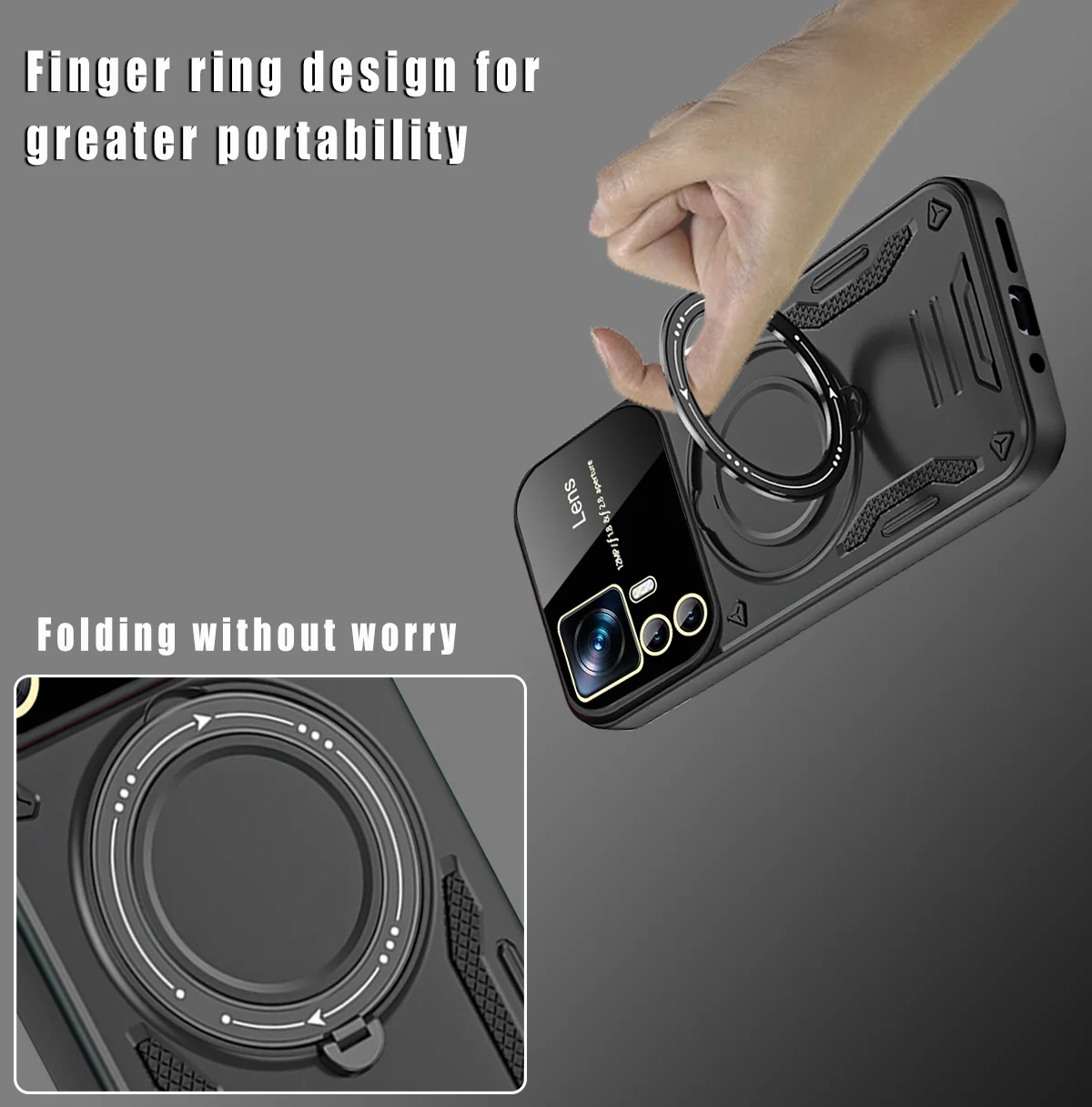 Dla Xiaomi 12T Pro Etui Magsafe Magnetic Wireless Charge Armor Case Dla Xiaomi Mi12T Mi 12T Pro Ring Stand Phone Cover