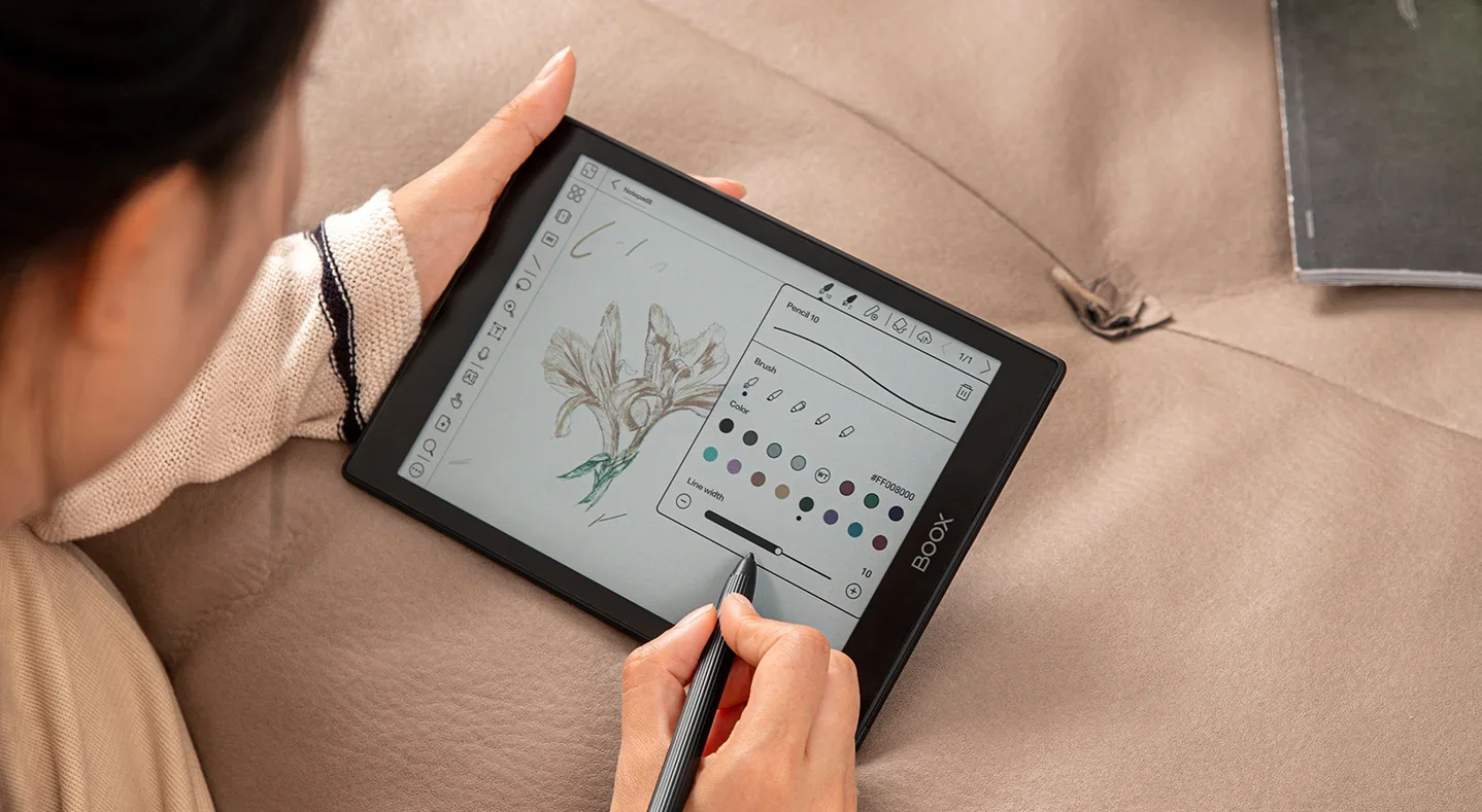 ONYX BOOX Nova Air C cor tinta tela e-reader cor manga e-book