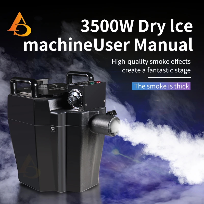 Stage Dry Ice Machine, Manual Control, Suitable for Indoor and Outdoor Stage, Wedding Celebration, Bar Performance