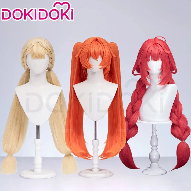 Qq28LQUkinami Yuzuha Alice Thymefield Orphie peluca juego Zenless Zone Zero DokiDoki Halloween 100cm pelo largo Ukinami Cosplay gratis