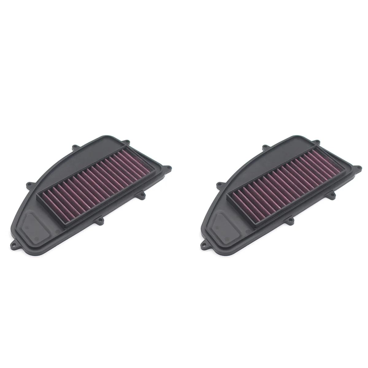 2X Motorcycle High Flow Air Filter for KYMCO 250 Xciting300 CT250 300 Air Filter Replacement