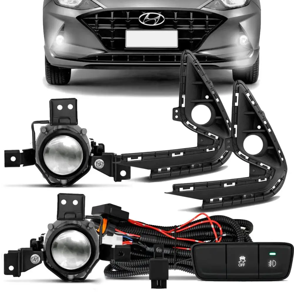 Hb20 Mile Headlight Kit 2020 to 2022 Auxiliary Fog Button