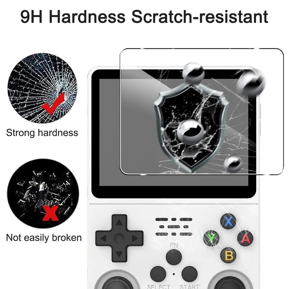 R36S / R35S / RGB20S Ultra HD Bruchsicheres Gehärtetes Glas Kratzfest Blasenfrei 2,5D Gebogene Kante 9H Härte Displayschutzfolie – Detail 3