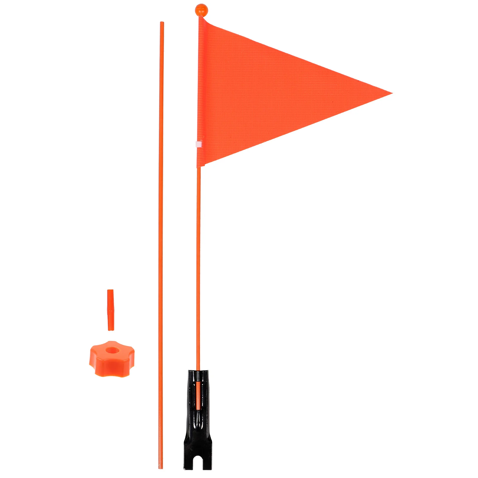 

2Sets Bike Rear Safety Flags Durable Bright Color Bicycle Flag Accessories for Cycling Outdoor Warning Safety Flag