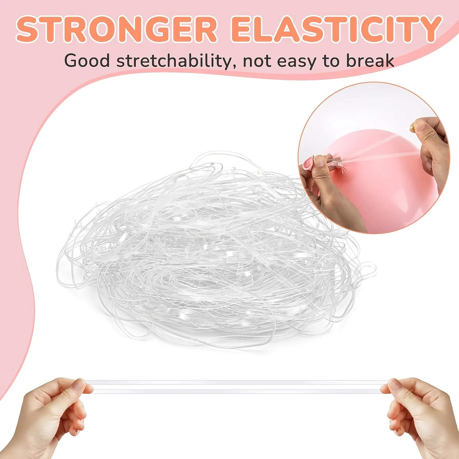 Balloon Arch Garland Strip Durable Non‑Sticky Balloon Tape Accessories for Halloween Christmas Party Wall Decor