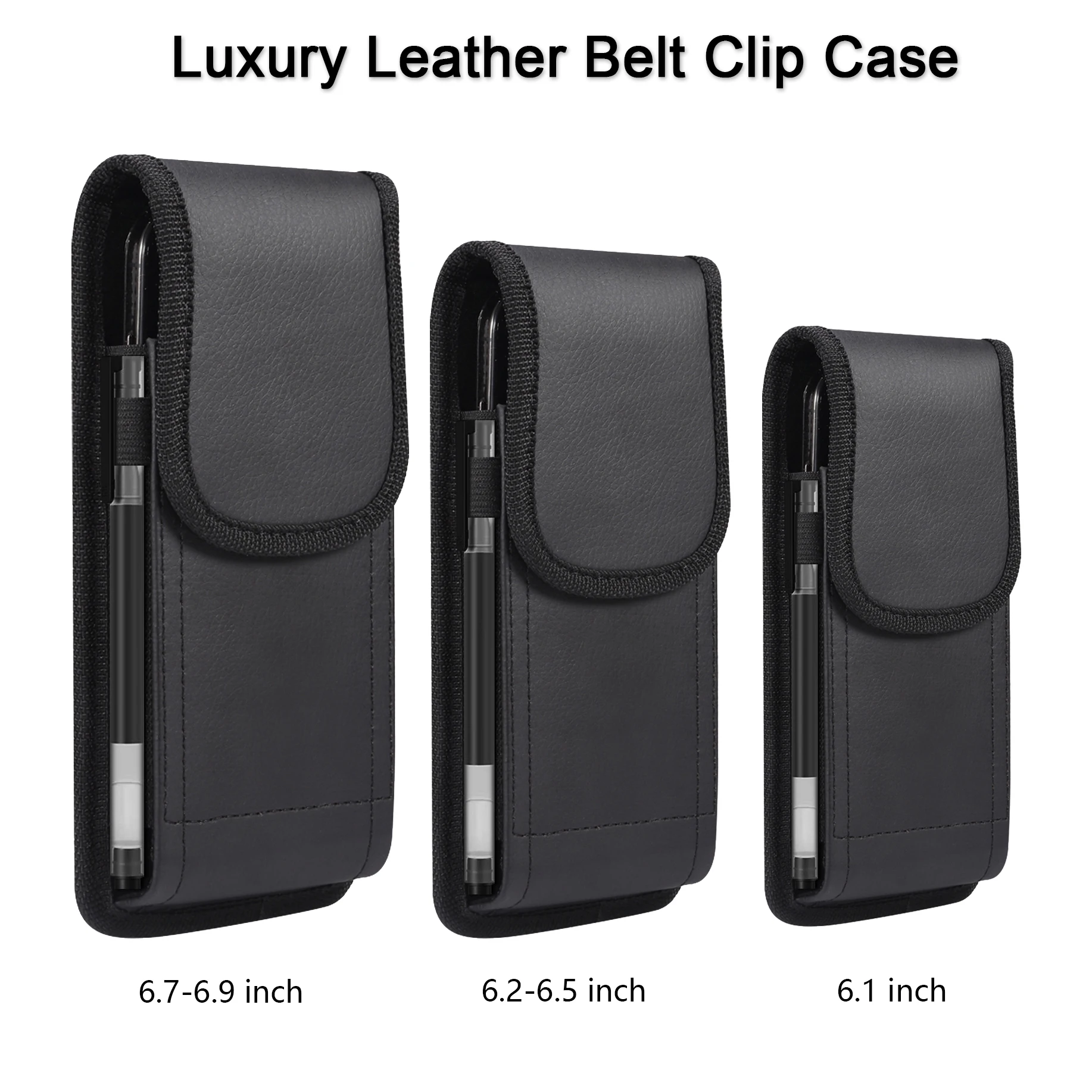 Nylon Leather Phone Belt Clip Case For Samsung Galaxy S25 Ul