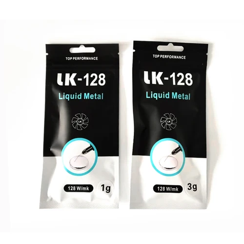 Imagen 2 del producto Pasta térmica de metal líquido LK-128 para PS5/PC/portátil CPU GPU Pro MOD Material de enfriamiento, paquete de agujas de 1g/3g