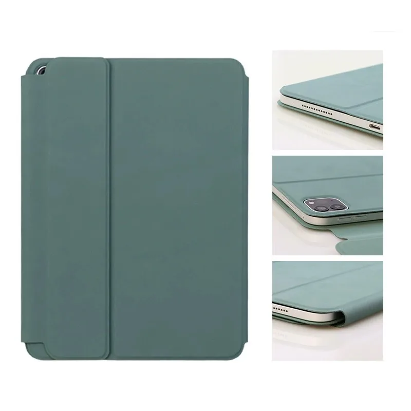 

Luxury Solid Color Ultra Thin Tablet Magnetic Cover For iPad mini6 pro 11 Inch Folding Holder Shockproof Smart Protective Cases