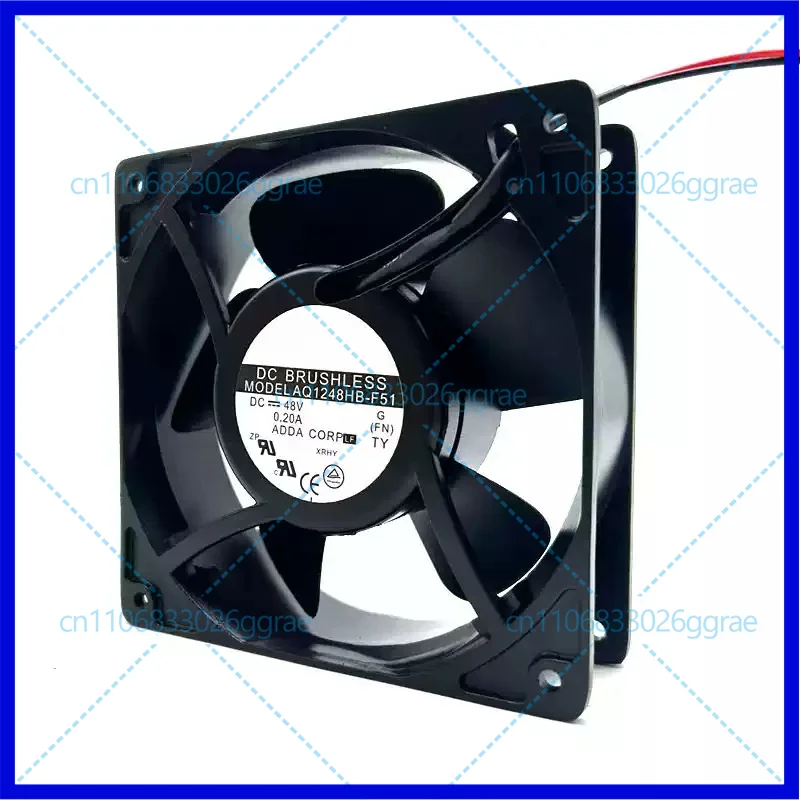 New for ADDA AQ1248HB-F51 12038 DC48V IP55 Waterproof Humidifier Cabinet Cooling Fan
