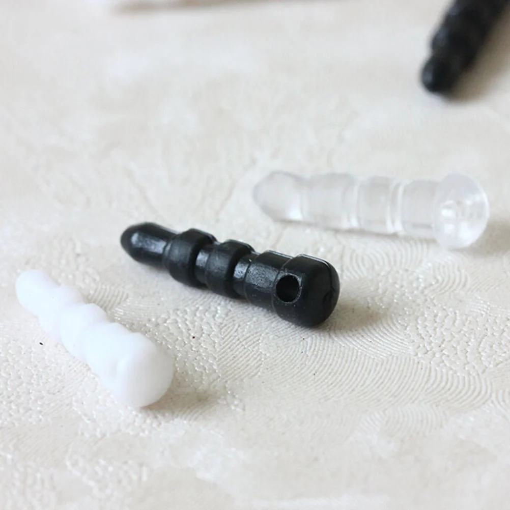 100Pcs Earphone Jack Dust Plug Lightweight Phone Charm With Hole For Keychain 35mm Dust Caps Stopper Mobile Phone Accessories