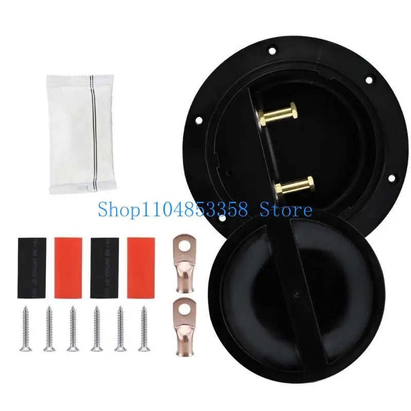 

652F Sealed Electricity Junction Box Power Supply Junction Box Fishing Boat Waterproof Power Supply Base with Rotating Lid