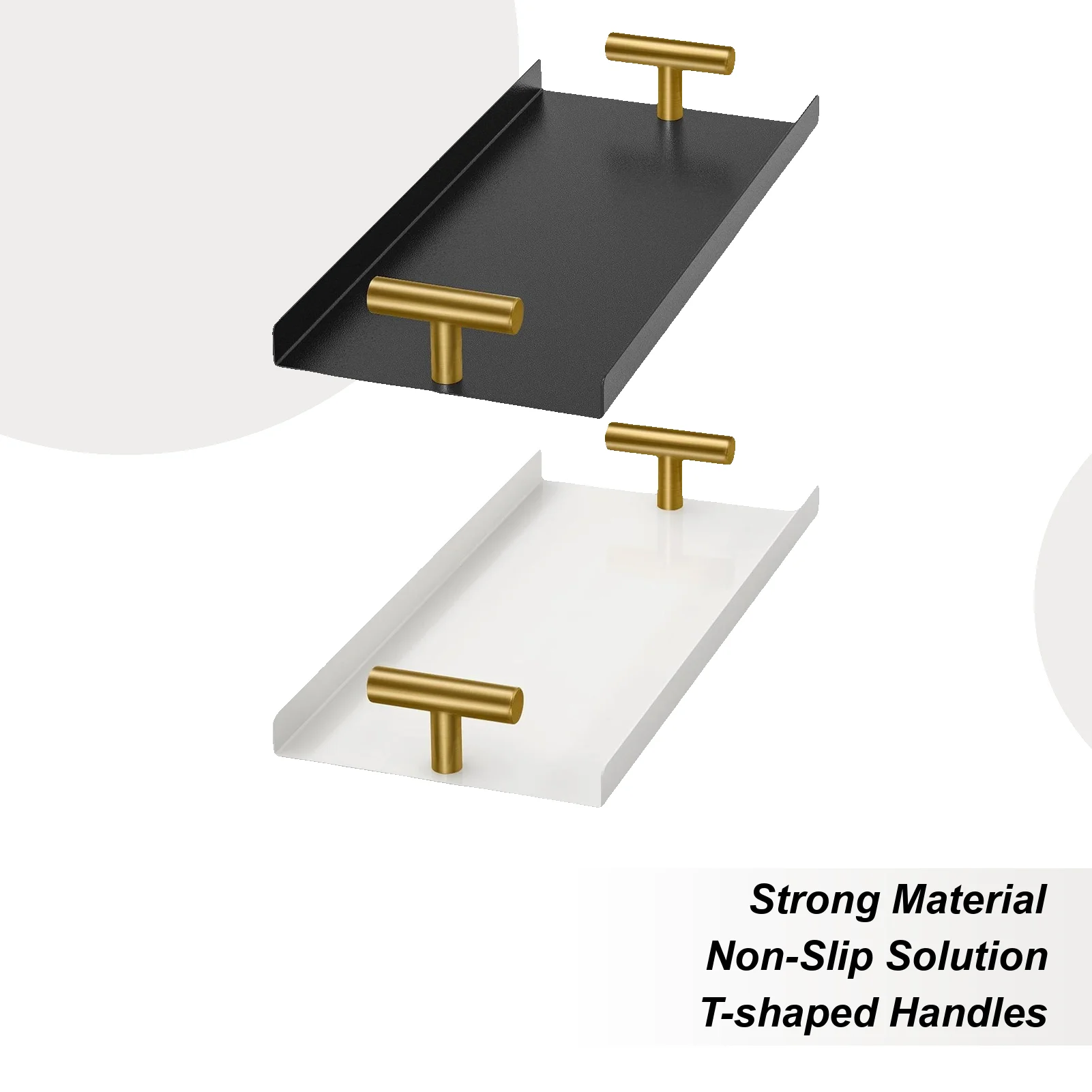 

Guest Towel Holder Organization Storage with Golden T-Handle Guest Napkin Holder for Bathroom for Kitchen Bar Party Table Vanity