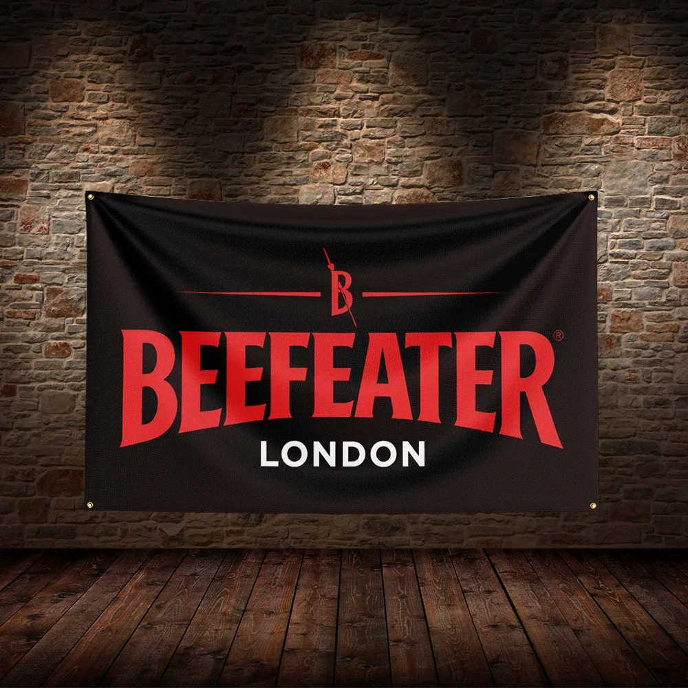 3x5 Ft B-Beefeaters  Flag Polyester Printed Beer Wine Flags for Room Garage Decor