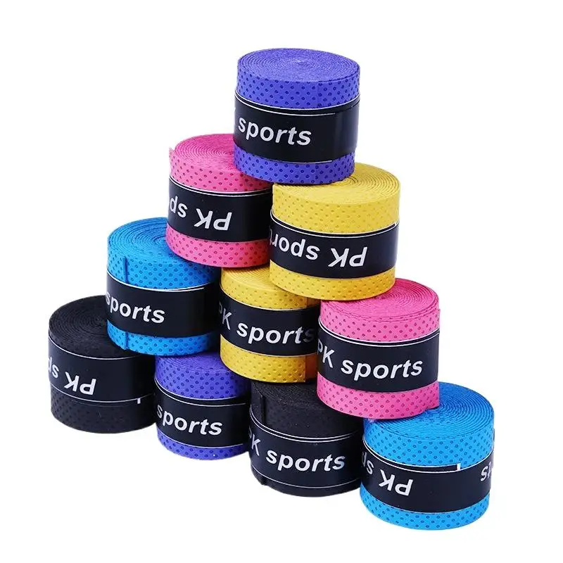 

60Pcs Anti Slip Wrapping Grip Tennis Racket Badminton Tennis Overgrip Sweat Absorb Belt Fishing Rod Sweat Band