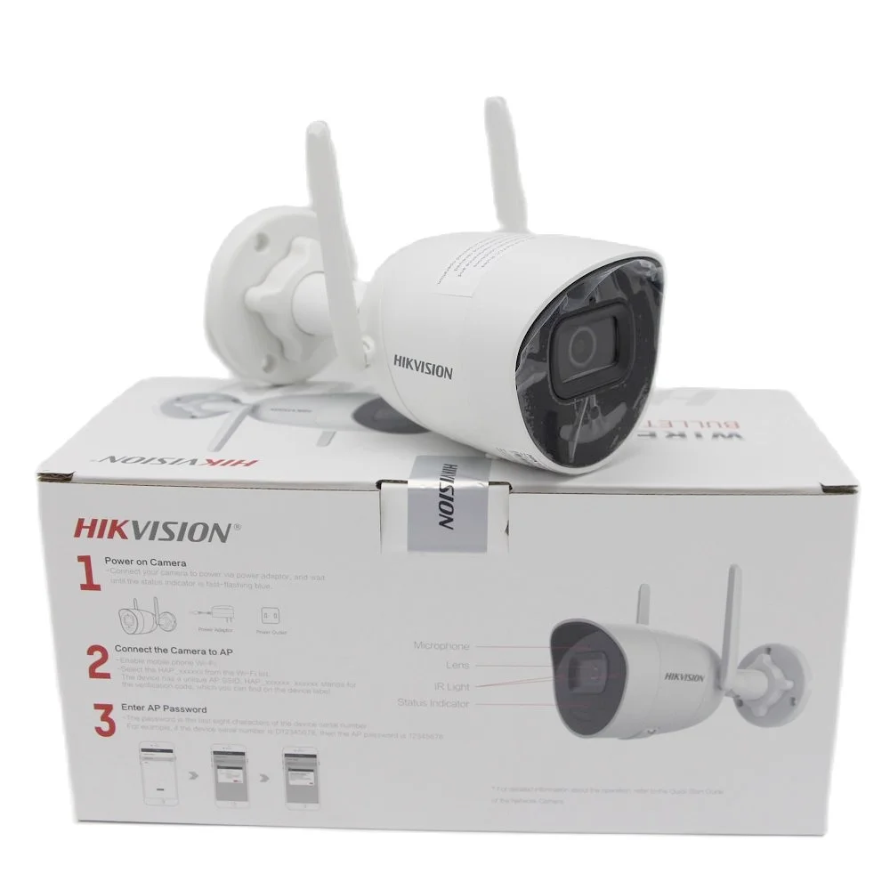 Hikvision DS-2CV2041G2-IDW Replace DS-2CD2041G1-IDW1 4MP Wifi Wireless Built-in Mic and Speaker Bullet Camera