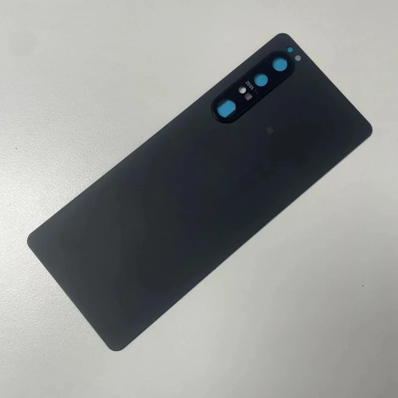 

Стеклянная крышка батарейного отсека для Sony Xperia 1 III, жесткая задняя крышка, задний корпус, чехол с клеем для объектива камеры