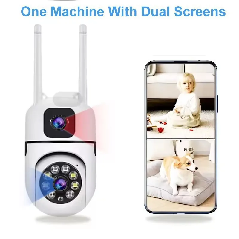 

1080P Indoor-Outdoor Home Security Camera - 5M IR Night Vision Motion Detection Alarm USB Powered ABS 3.6mm Lens