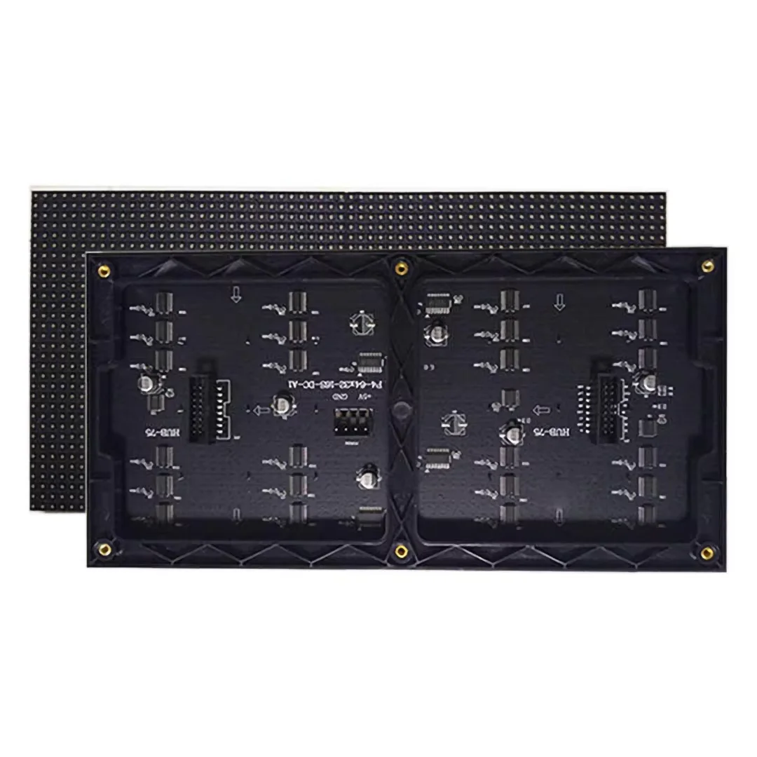 P4 Indoor Full Color LED Display Module 320x160mm 256x128mm 80x40 64x32 Pixels 10S 8S with HUB75 Port RGB Sign