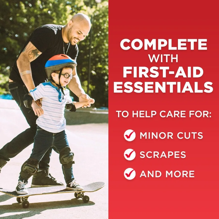 AllPurpose Portable Compact First Aid Kit for Minor Cuts Scrapes Sprains Burns Ideal for Home Car Travel Camping Outdoor Emerge