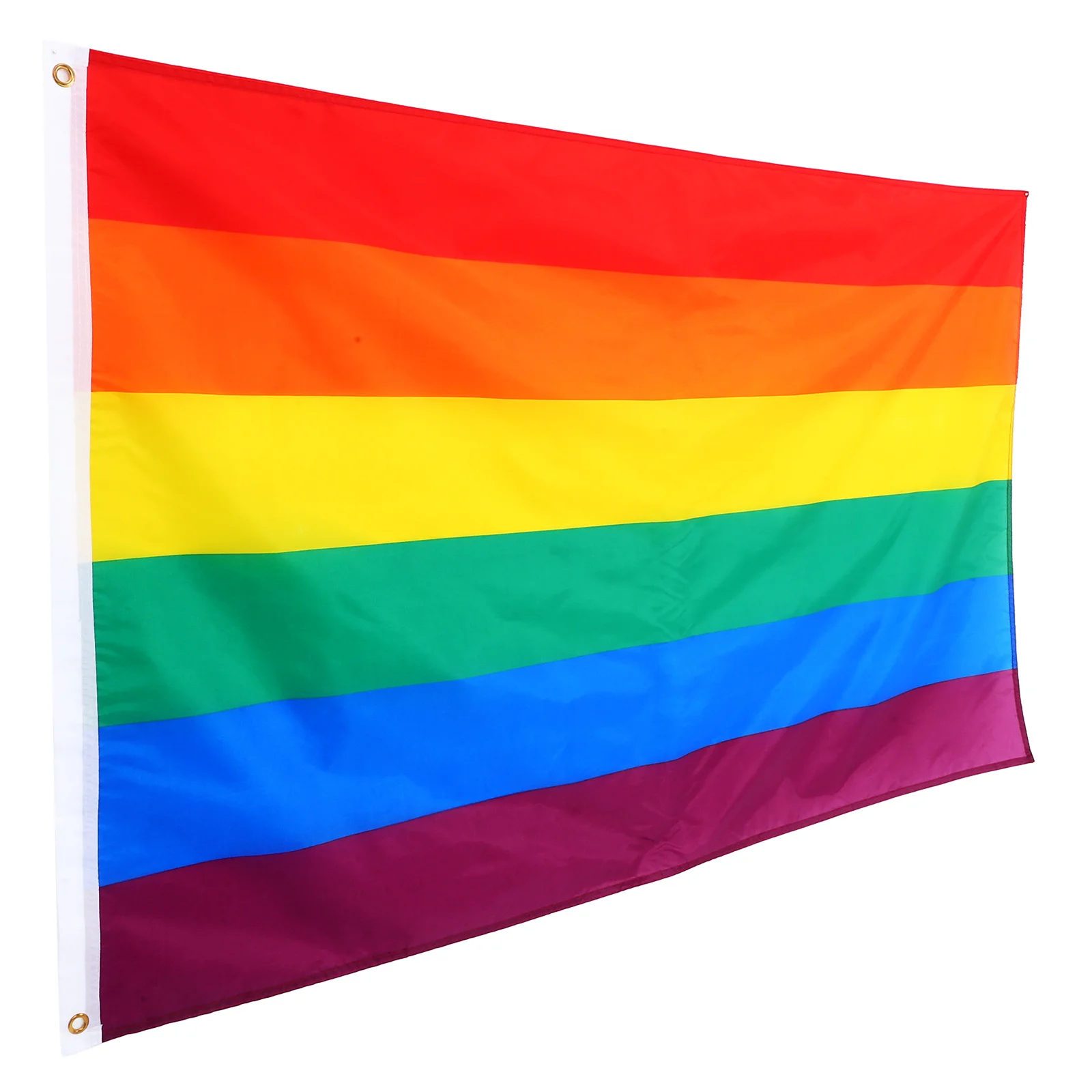 

Rainbow Polyester Pride Flag Decorative Outdoor Banner Party Garden Flag Indoor Festival Decor Outdoor Banner Decoration