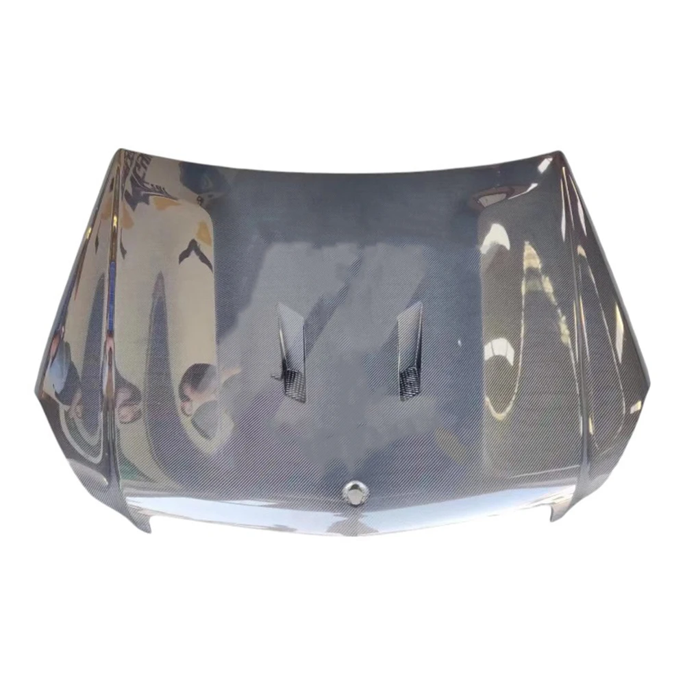 Modified Carbon Fiber Engine Hood Bonnet Vent Cover for Mercedes-Benz w204 100% tested well