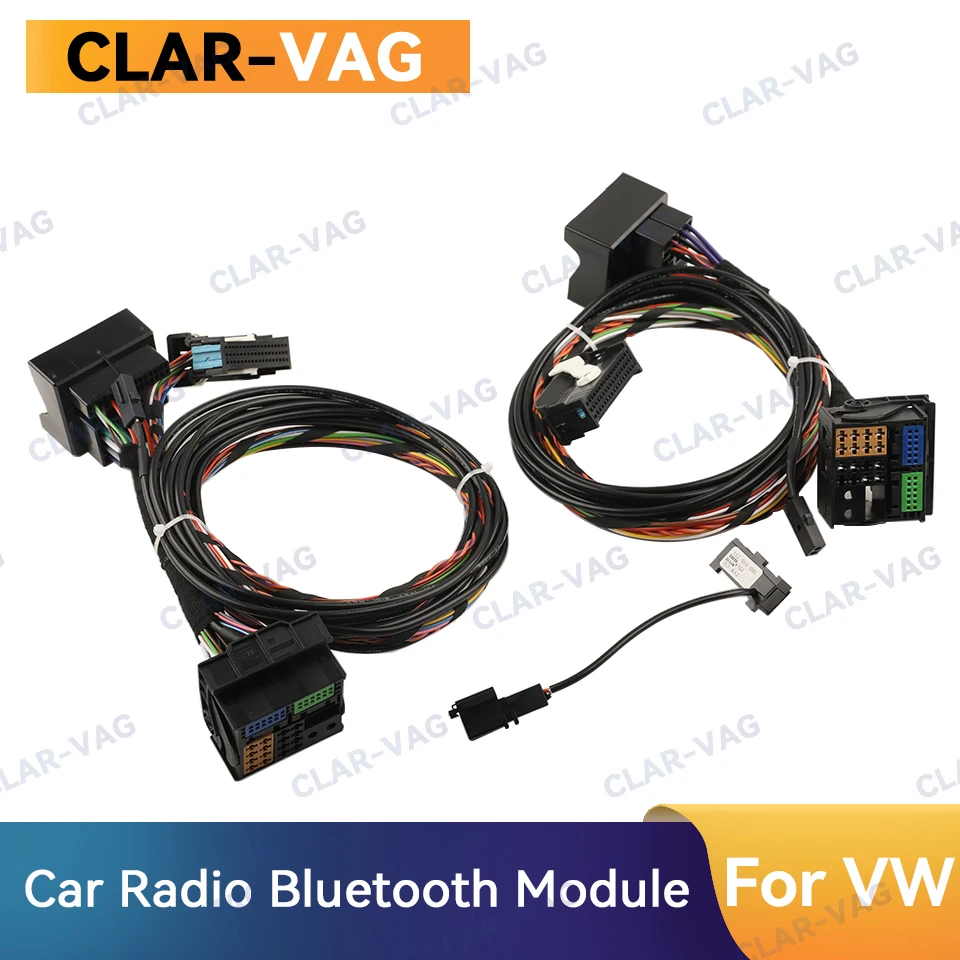 Car Radio Bluetooth Module 1K8035730D Plug and Play Wireless Microphne Harness Cable For VW RCD510 RNS510 9W2 9W7 9ZZ