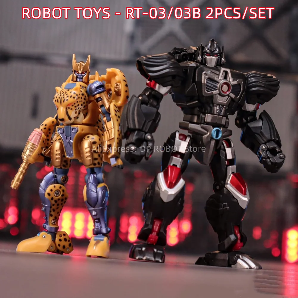 [IN STOCK SOON] Transformation ROBOT T0YS BW RT-03 RT-03B RT03 Cheetor Working Leopard Beast Wars 2pcs/Set Action Figure