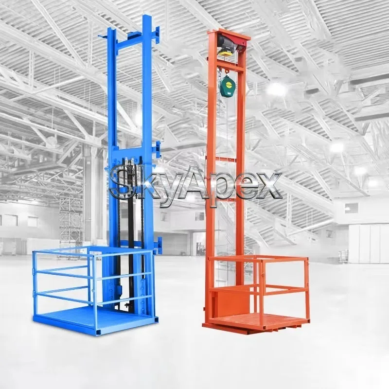 Factory Direct 2026 Custom 3M High Quality Steel Electric Cargo Lift Wall Mounted Home Freight Elevator Stable Durable For Indoo