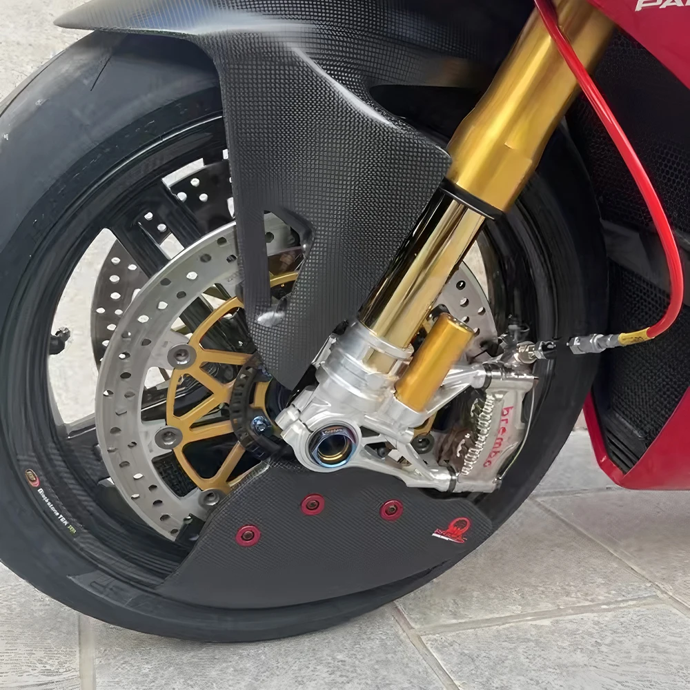 FOR DUCATI Panigale V4 V2 899 959 1199 1299 New Front Brake System Intake Air Cooling Ducts Carbon Fiber Motorcycle Accessories