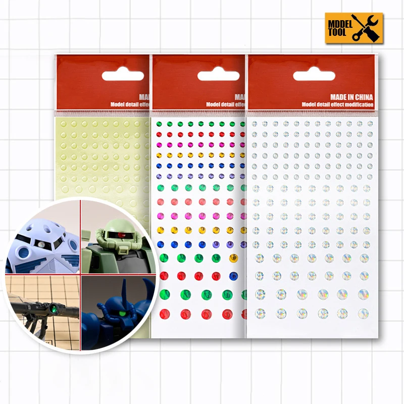 Eye Stickers Assembly Model Modify Parts Tools Decal For Model Building Tools Hobby DIY Accessories