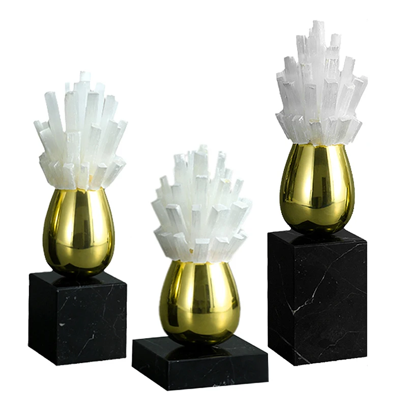 

Ornaments Natural Crystal Stone Crafts Living room porch accessories
