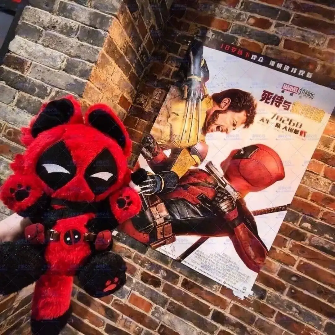 Deadpool Cat Toy - 30cm Stuffed Doll & Pillow for Kids