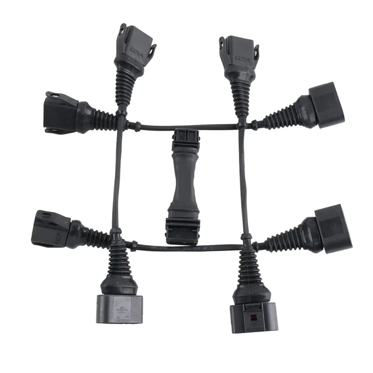 Compatible Automotive Ignition System 1.8T to 2.0T FSI Coils Conversion and Delete Harness Set for B5 A4