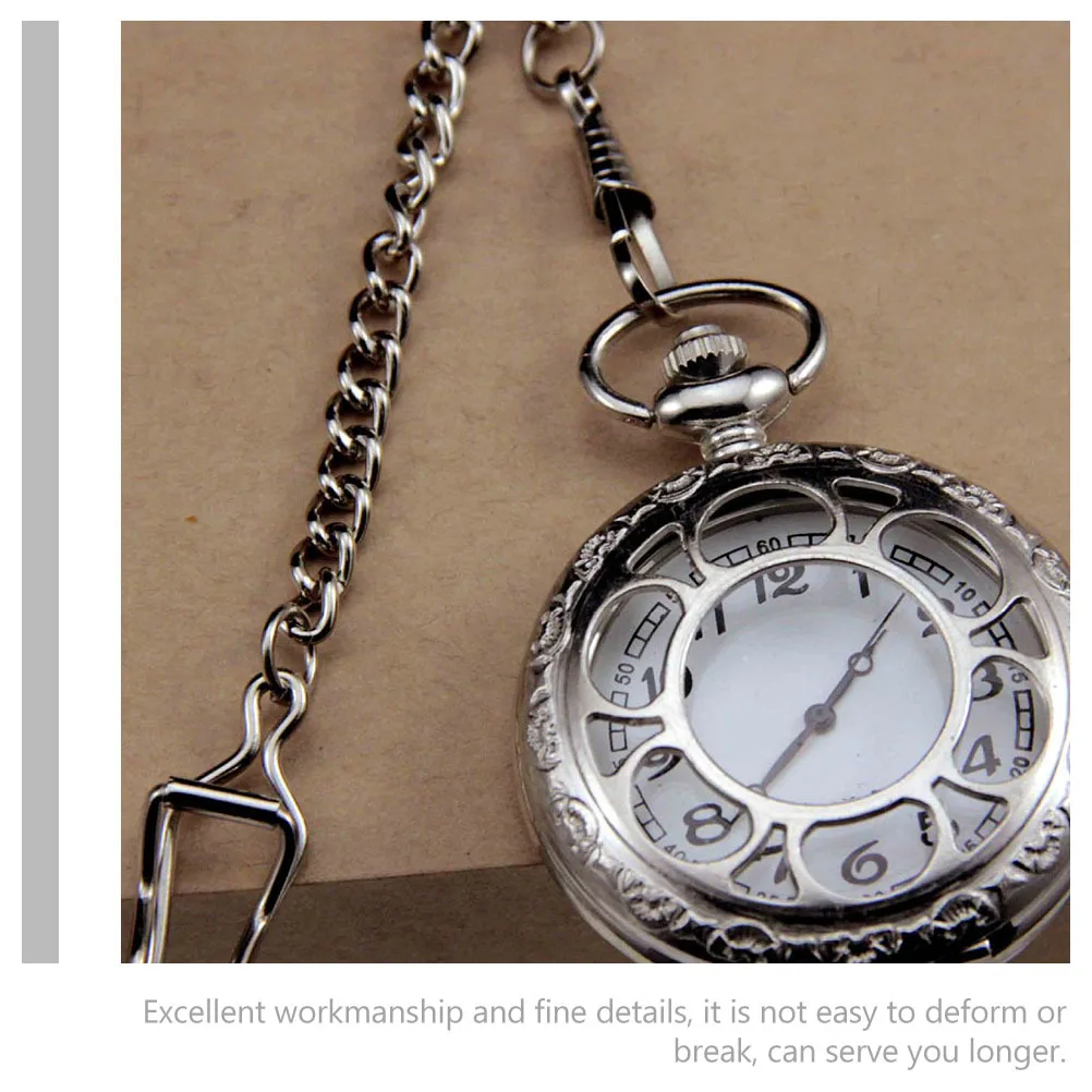 5 قطعة سلاسل ساعة الجيب سبيكة براعة ممتازة سلسلة معدنية متينة ديكور كليب ساعة الجيب سلاسل سلسلة معدنية الديكور #4