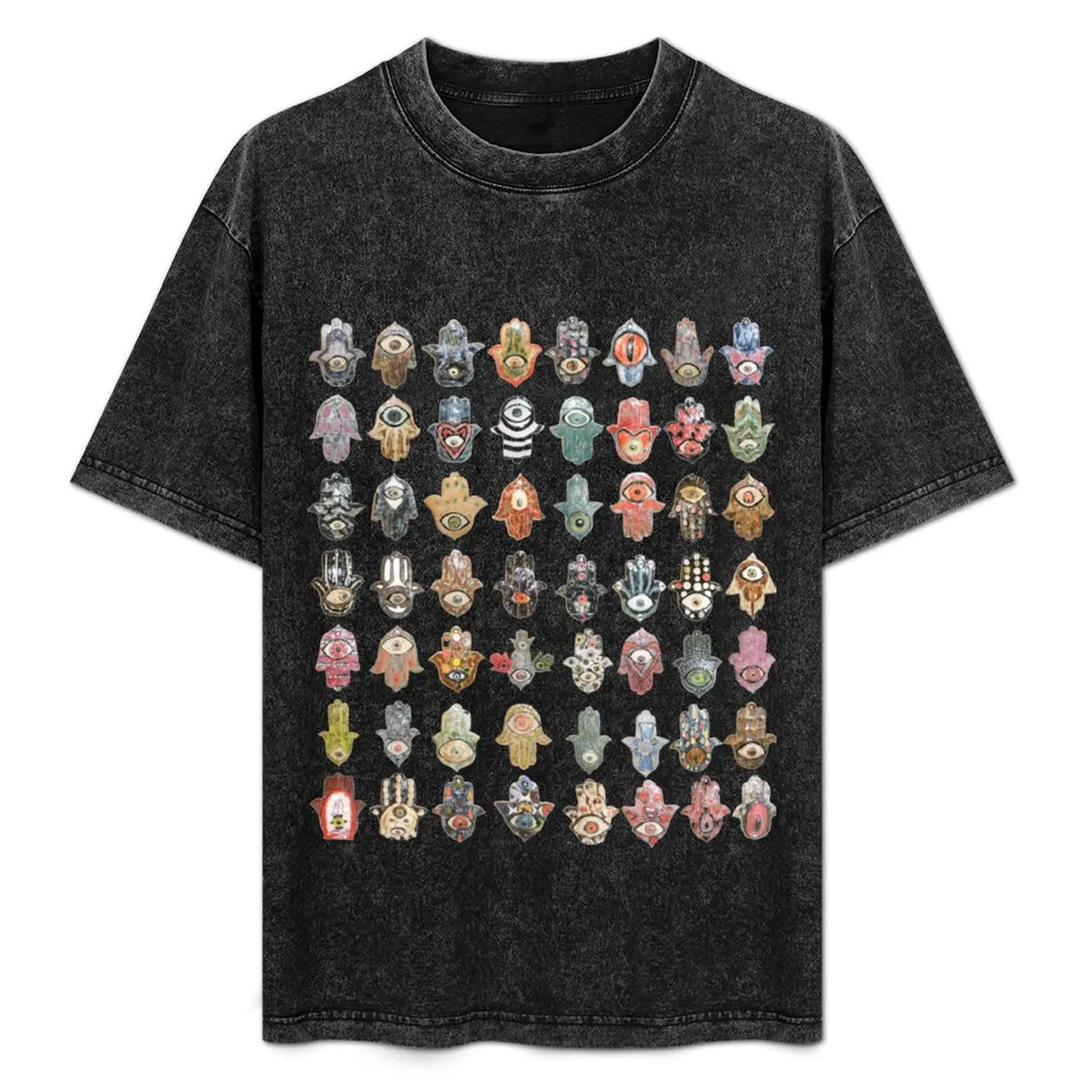 Field of Hamsas T-Shirt Anti-Perspiration Workout Top