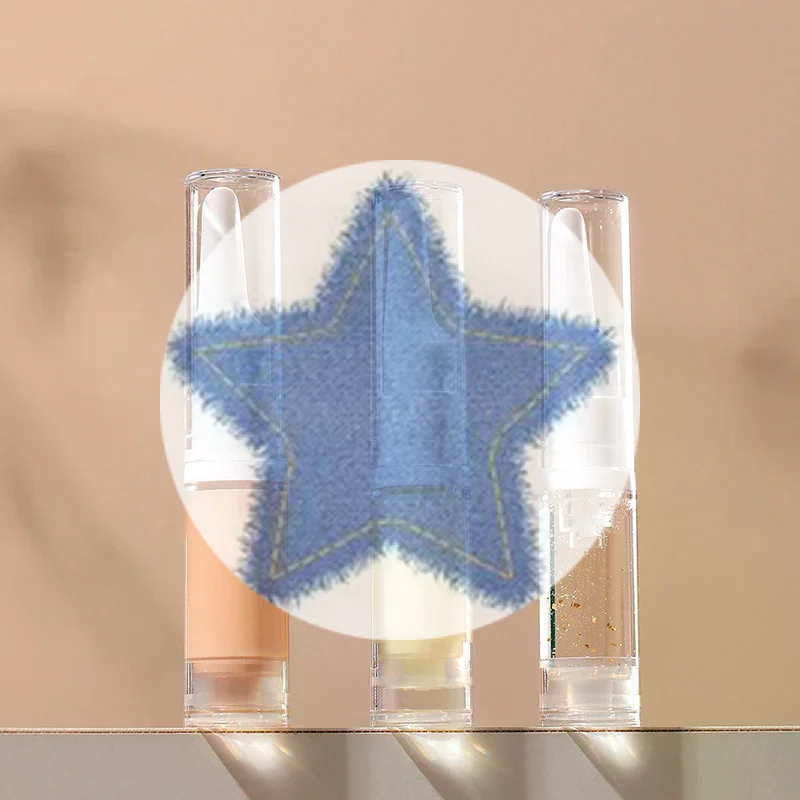 ^5 مل زجاجة مضخة تفريغ شفافة بدون هواء لمستحضرات التجميل كريم عين بحجم مناسب للسفر، حاويات قابلة لإعادة الملء، مستلزمات الشامبو