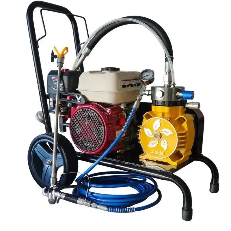 powered high-pressure airless 990 spray machine latex paint exterior wall  topcoat color change