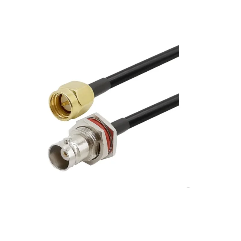 LMR200 BNC female SMA male extension cord gps glonass gsm antenna cable feeder sma bnc lmr200 cable adapter