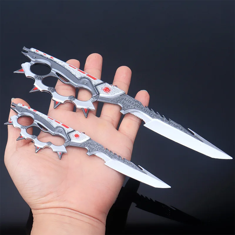 Juego de armas periféricas Delta Force Creed de 28cm/11,02 pulgadas, modelo de exhibición de escritorio, colección de adornos, regalo de cumpleaños para niñas y niños, juguetes